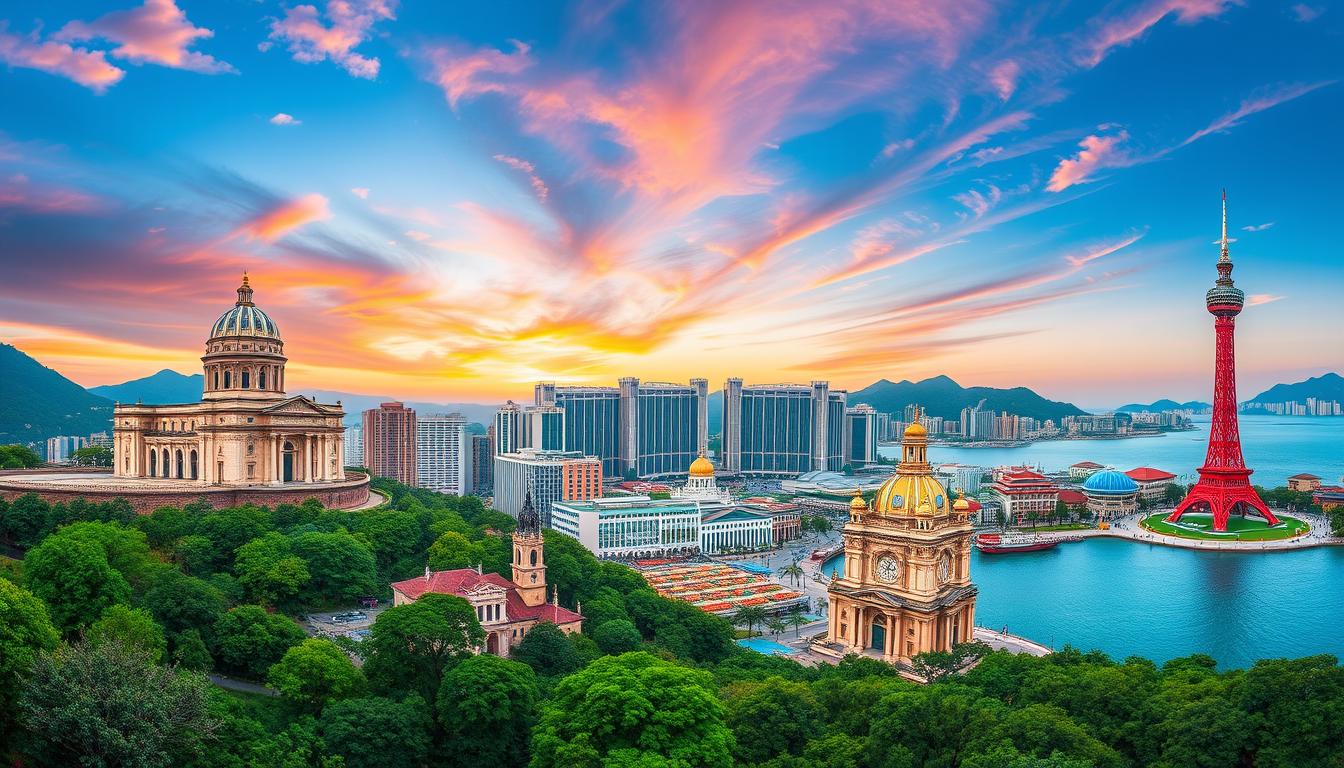 famous landmarks in macau