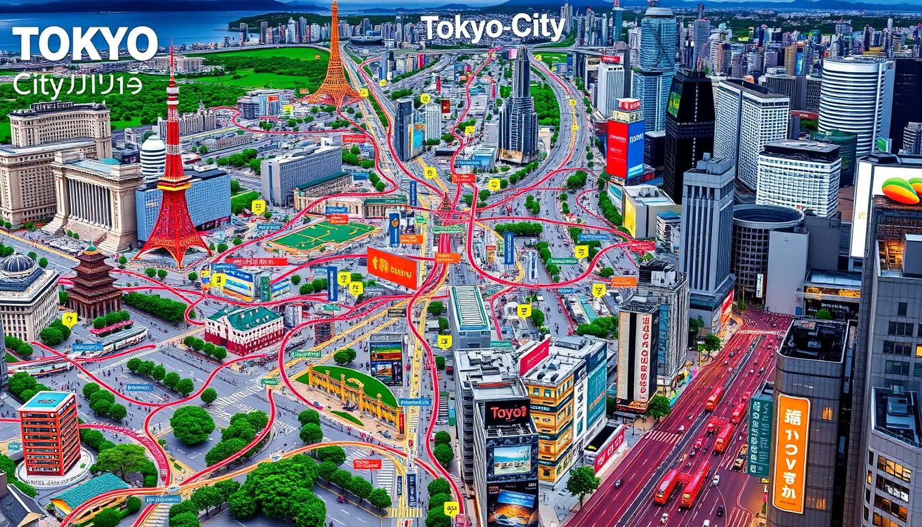 tokyo city map